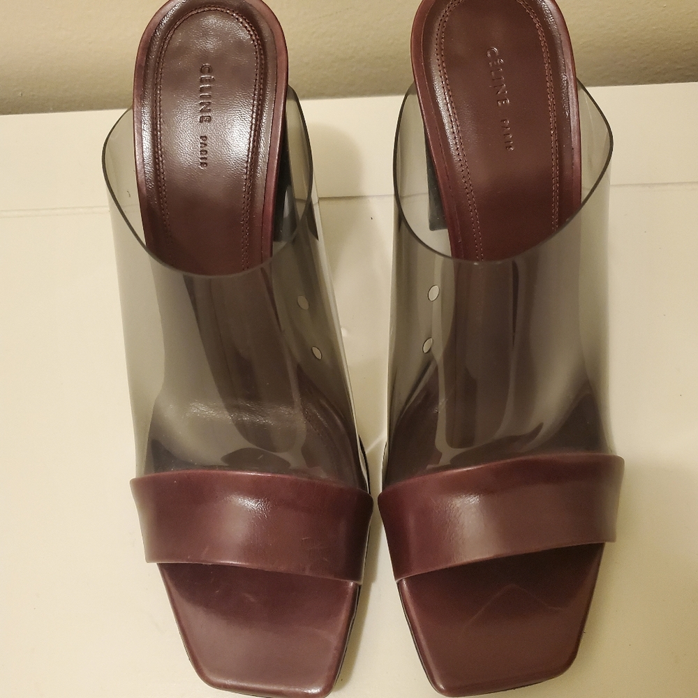 Celine Leather Mules